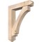 Ekena Millwork Imperial Arts and Crafts Smooth Bracket w/ Offset Brace, Douglas Fir, 7 1/2"W x 36"D x 44"H BKT0806X36X44IMP03SDF - alternate 1